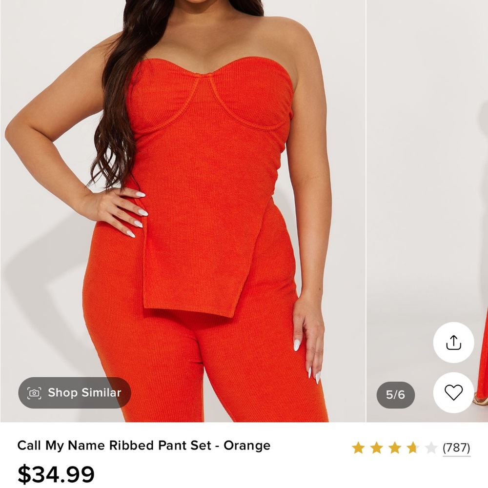 Fashion nova two piece set